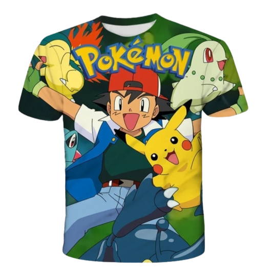 T-Shirt Pokémon Sacha Pokémon