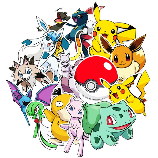 50 Stickers Pokémon