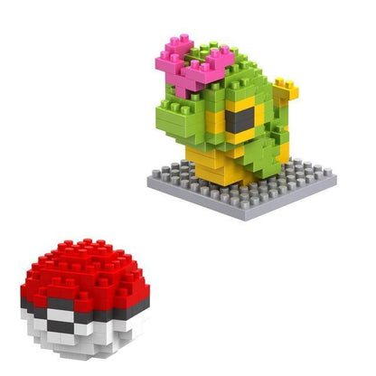 Blocs de Construction Pokémon Chenipan et Pokéball