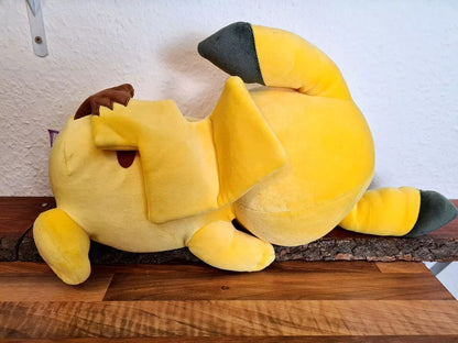 Peluche Pikachu Qui Dort 20 cm