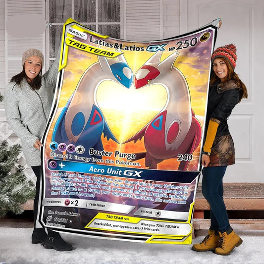 Plaid Carte Pokémon Latios et Latias